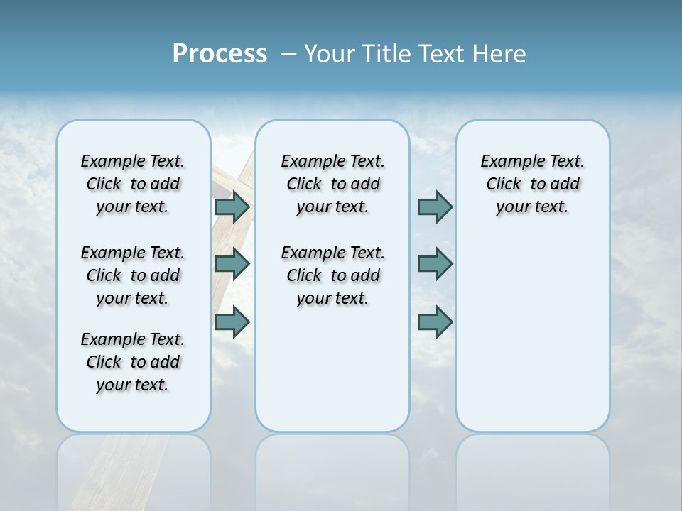 Sky Spiritual Praying PowerPoint Template