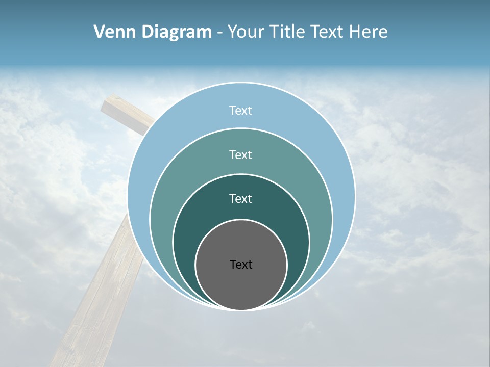 Sky Spiritual Praying PowerPoint Template