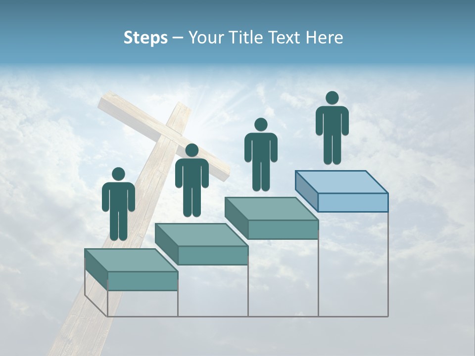 Sky Spiritual Praying PowerPoint Template