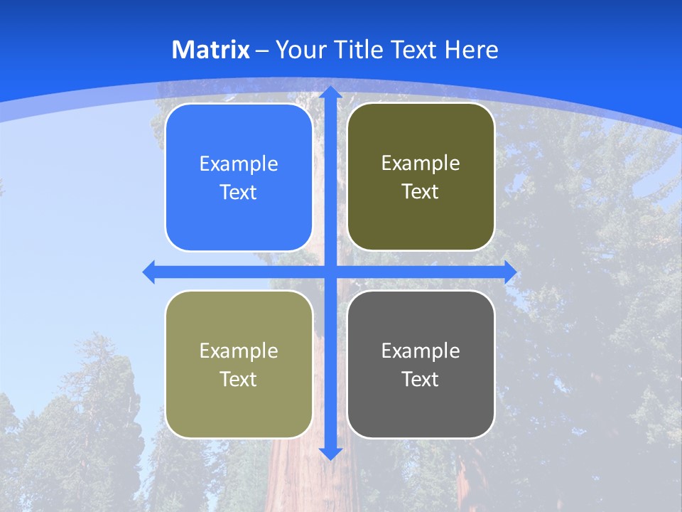Sequoia National Park Green PowerPoint Template