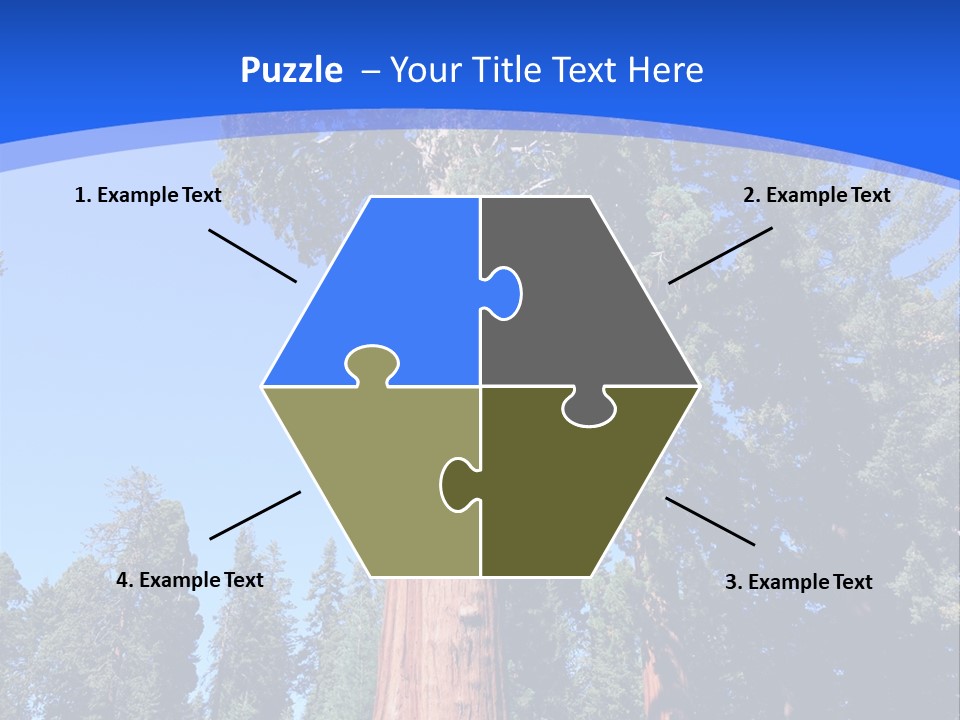 Sequoia National Park Green PowerPoint Template