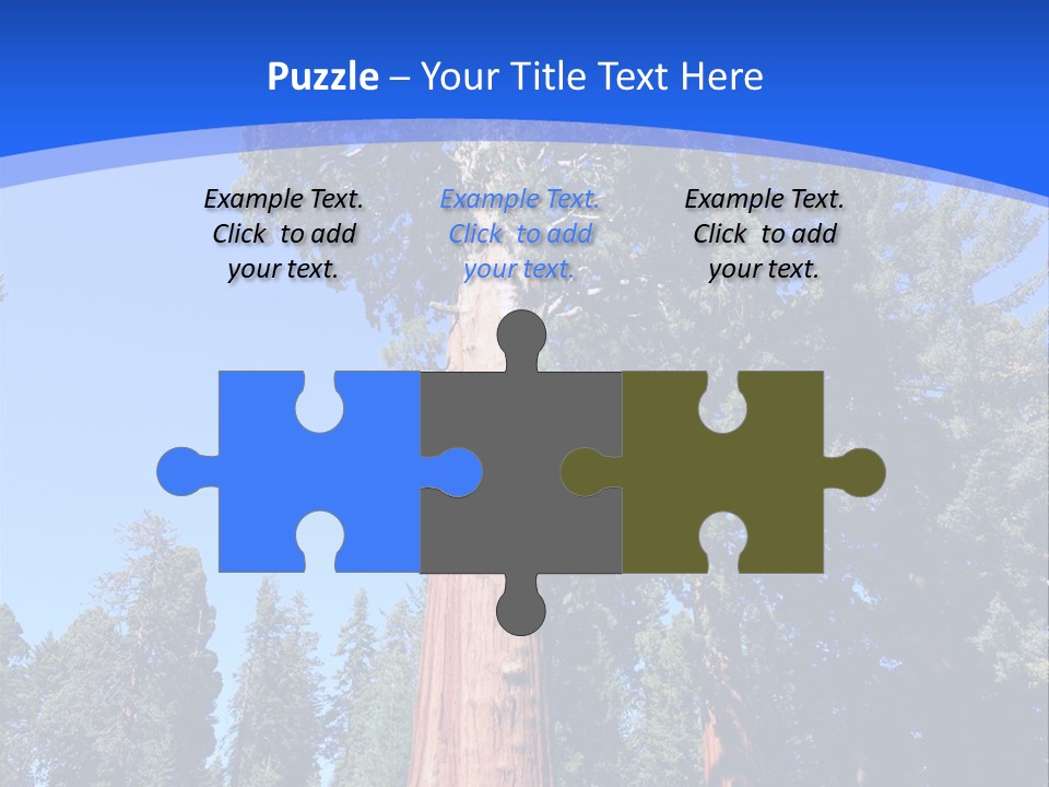 Sequoia National Park Green PowerPoint Template