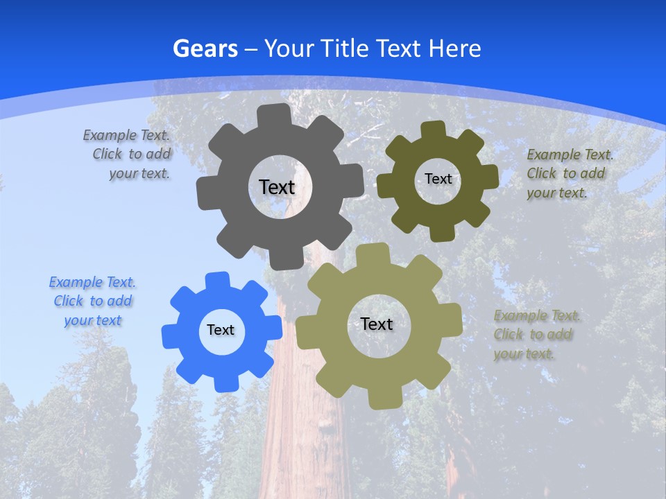 Sequoia National Park Green PowerPoint Template