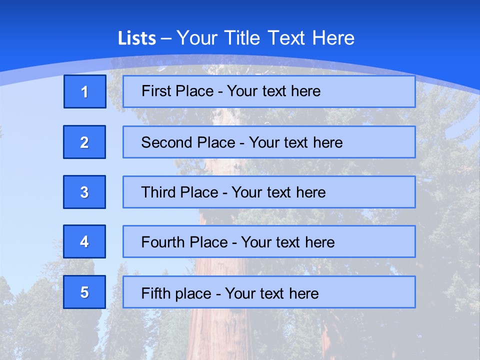 Sequoia National Park Green PowerPoint Template