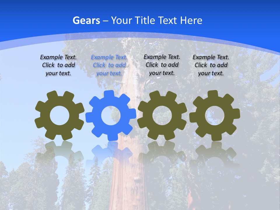 Sequoia National Park Green PowerPoint Template