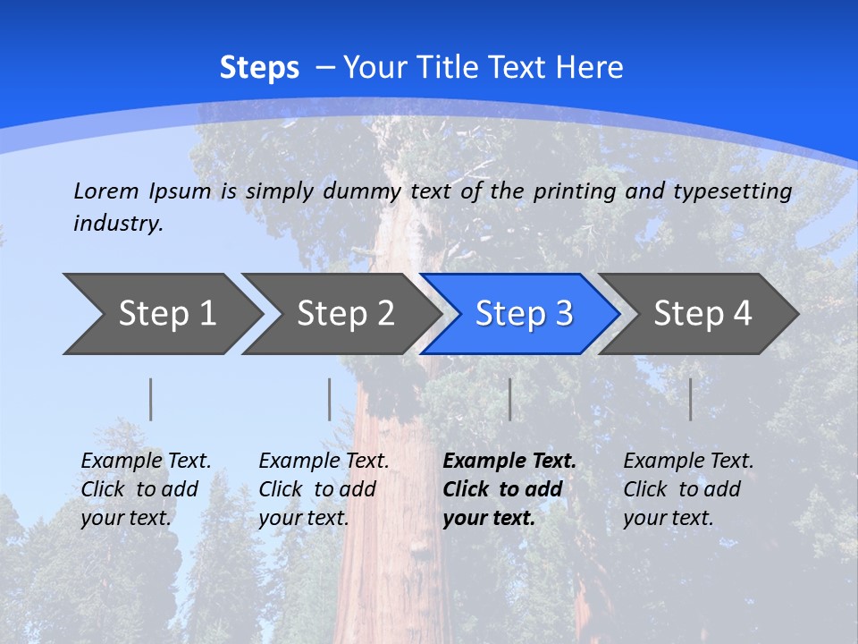 Sequoia National Park Green PowerPoint Template