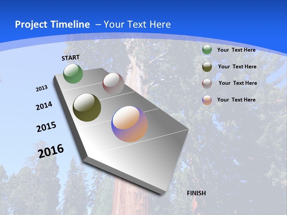 Sequoia National Park Green PowerPoint Template