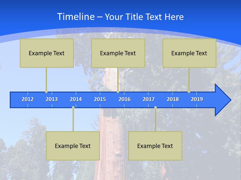 Sequoia National Park Green PowerPoint Template