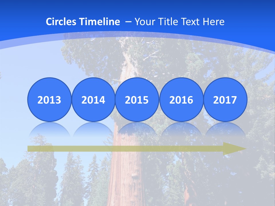 Sequoia National Park Green PowerPoint Template