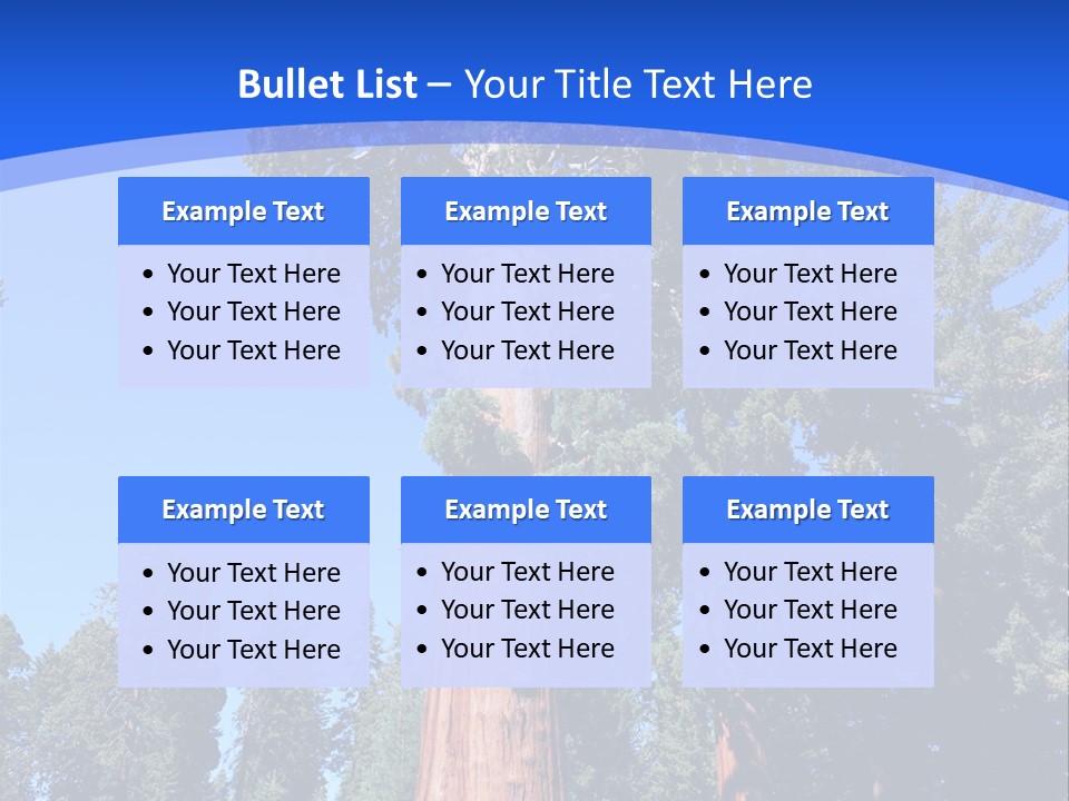 Sequoia National Park Green PowerPoint Template