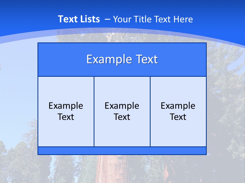 Sequoia National Park Green PowerPoint Template