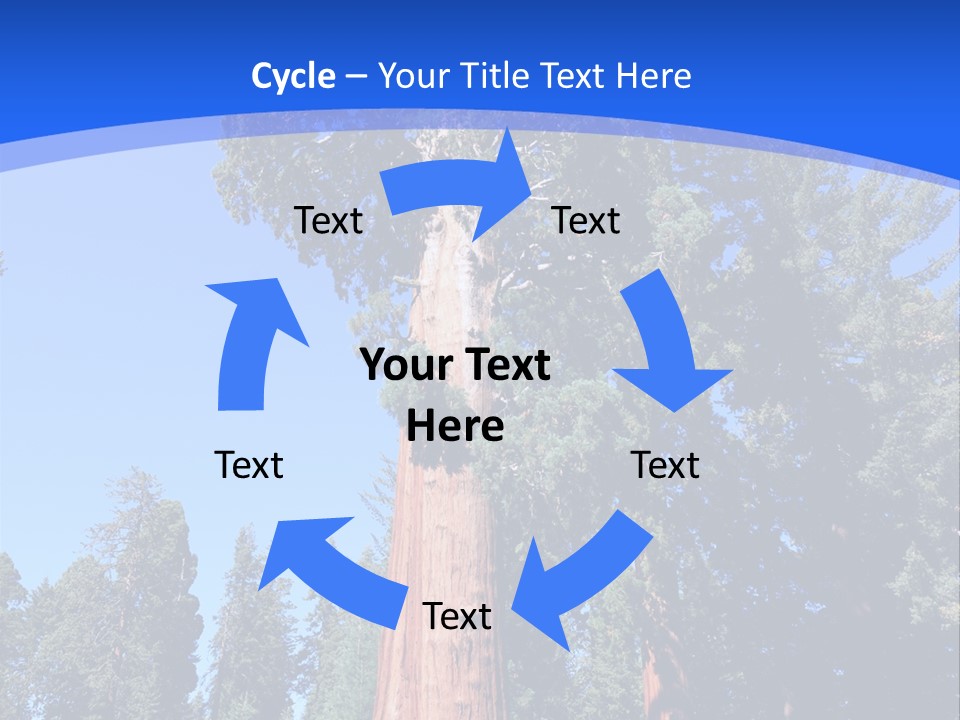 Sequoia National Park Green PowerPoint Template