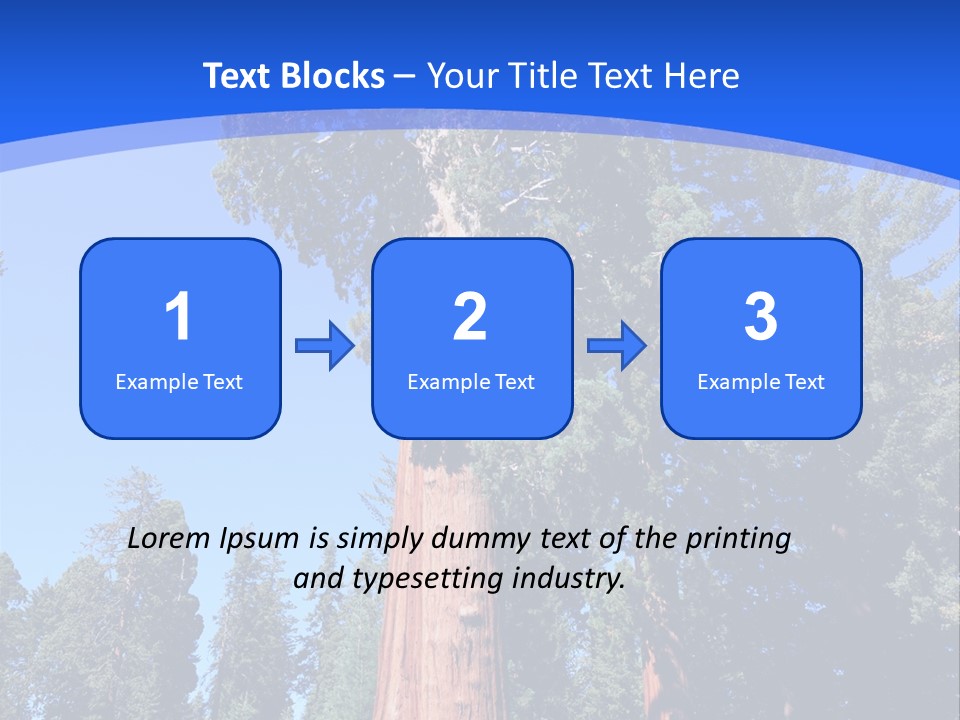 Sequoia National Park Green PowerPoint Template
