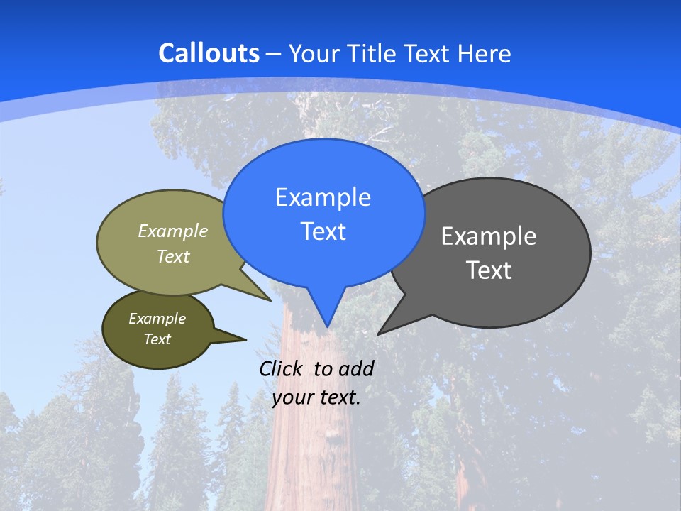 Sequoia National Park Green PowerPoint Template