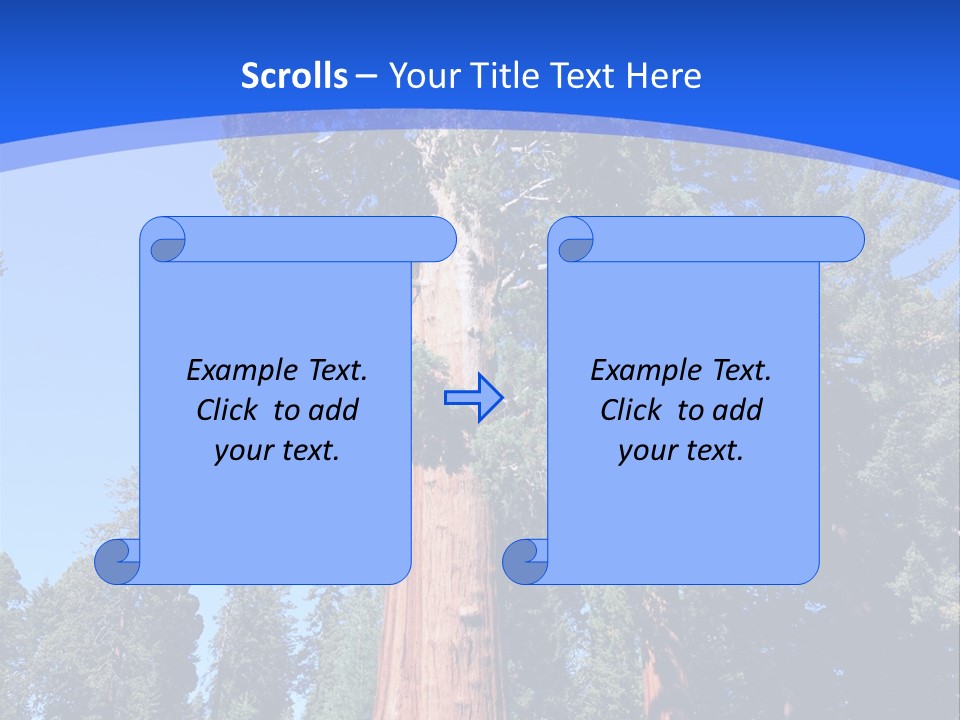 Sequoia National Park Green PowerPoint Template