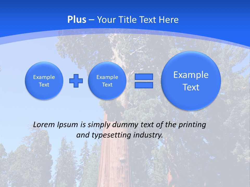 Sequoia National Park Green PowerPoint Template