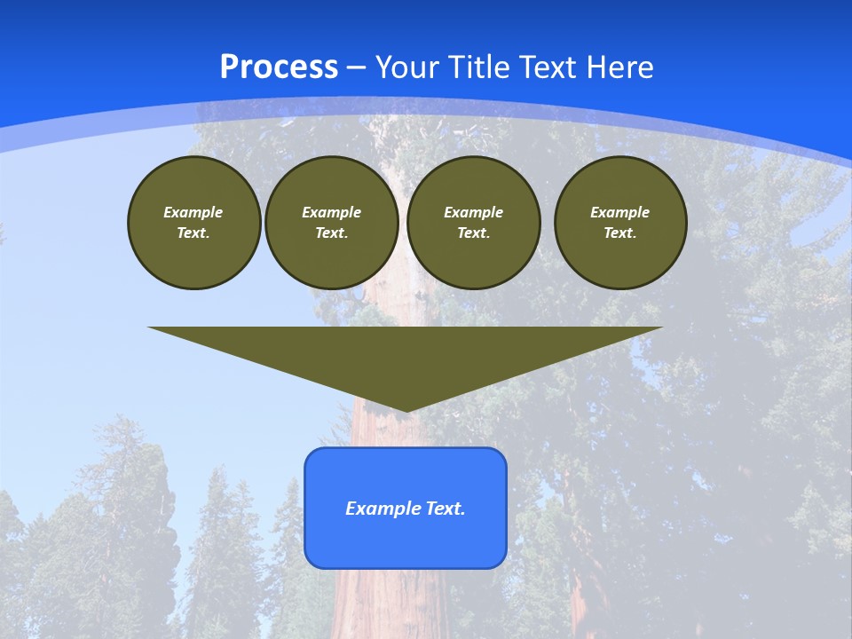 Sequoia National Park Green PowerPoint Template