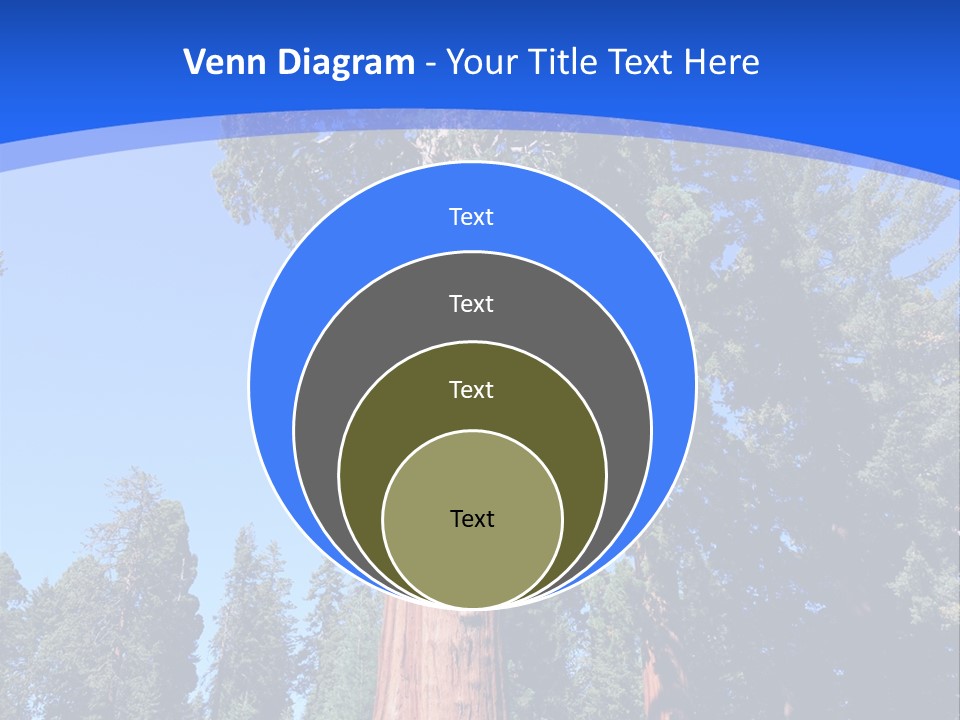 Sequoia National Park Green PowerPoint Template