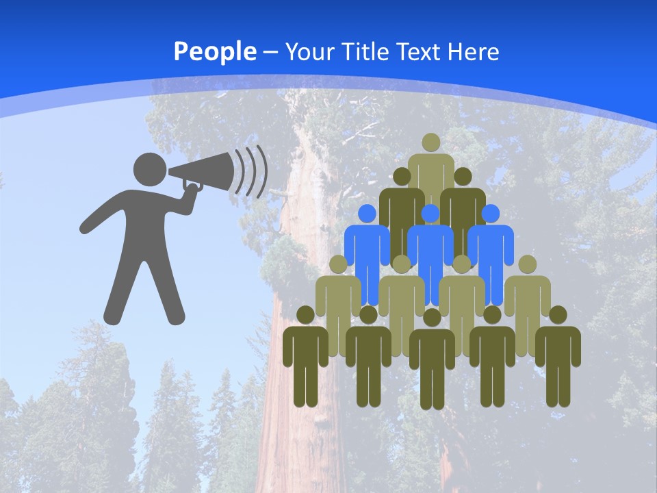 Sequoia National Park Green PowerPoint Template