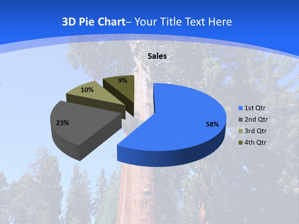 Sequoia National Park Green PowerPoint Template