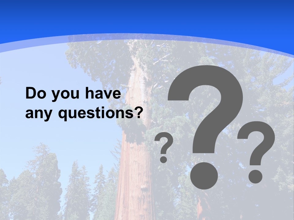 Sequoia National Park Green PowerPoint Template