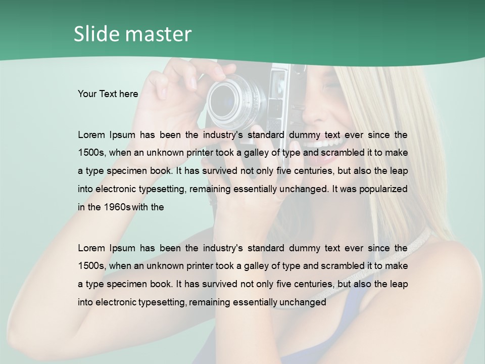 Single Cool Shoot PowerPoint Template