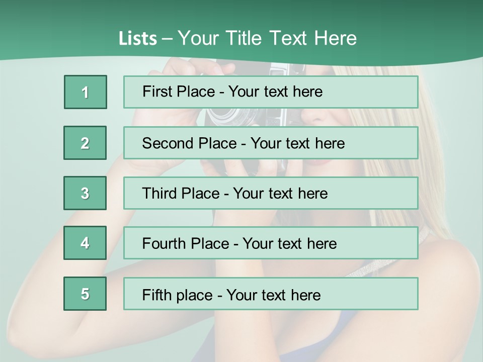 Single Cool Shoot PowerPoint Template