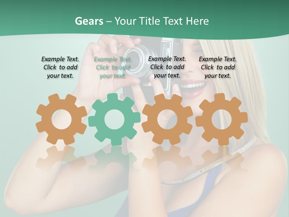 Single Cool Shoot PowerPoint Template