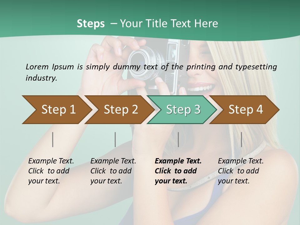 Single Cool Shoot PowerPoint Template