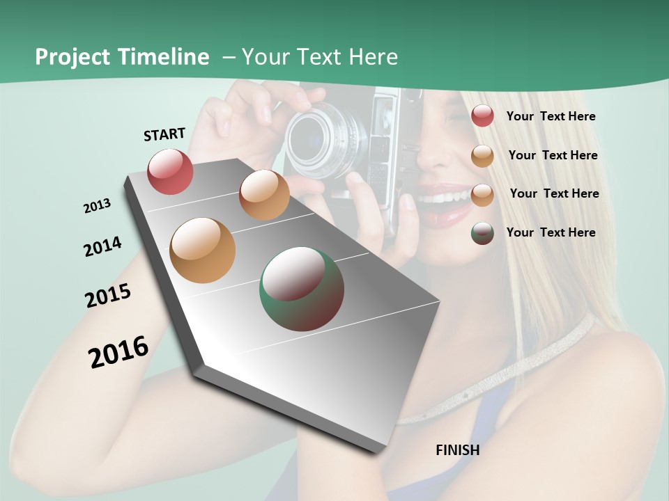 Single Cool Shoot PowerPoint Template