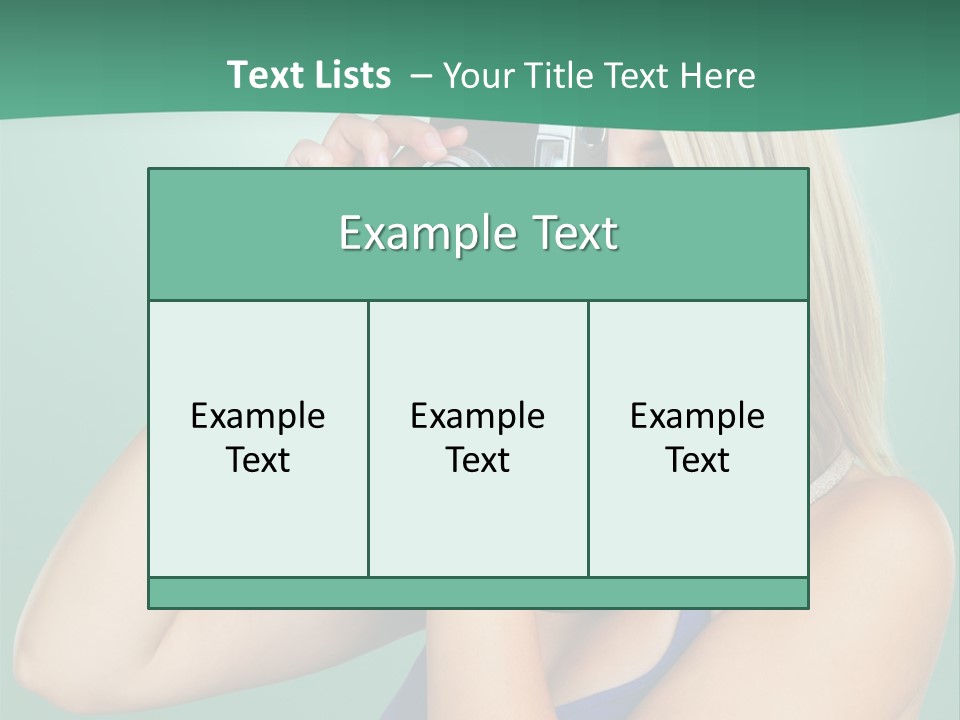 Single Cool Shoot PowerPoint Template