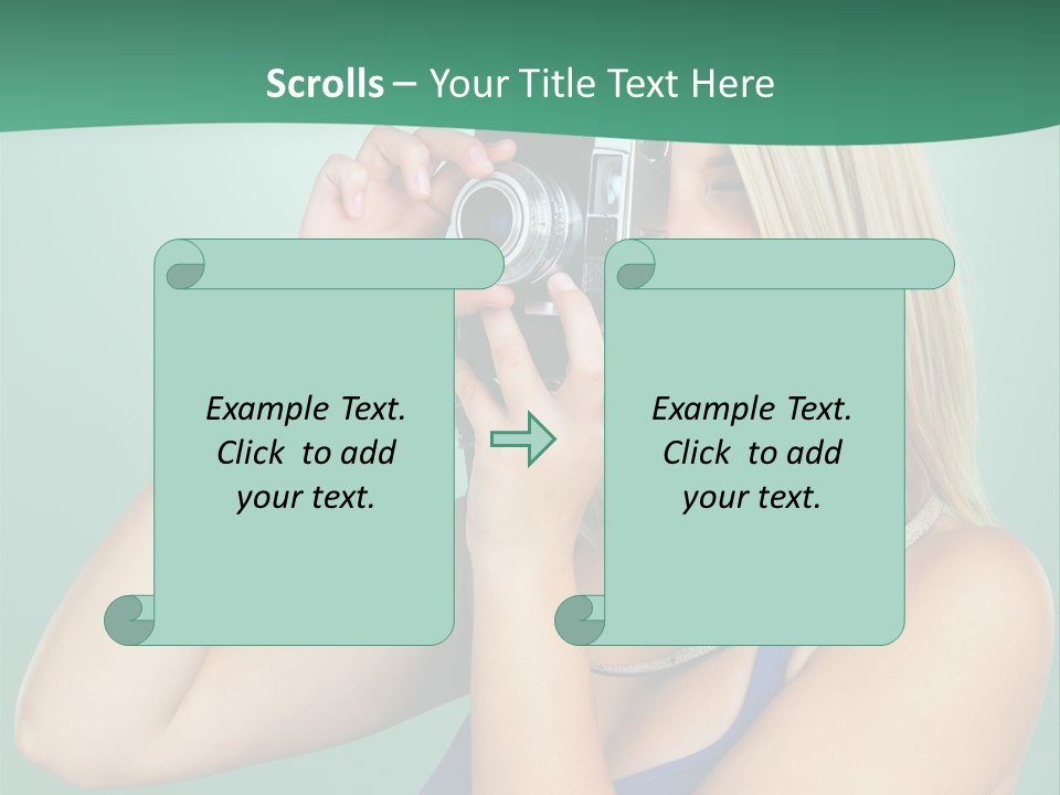 Single Cool Shoot PowerPoint Template