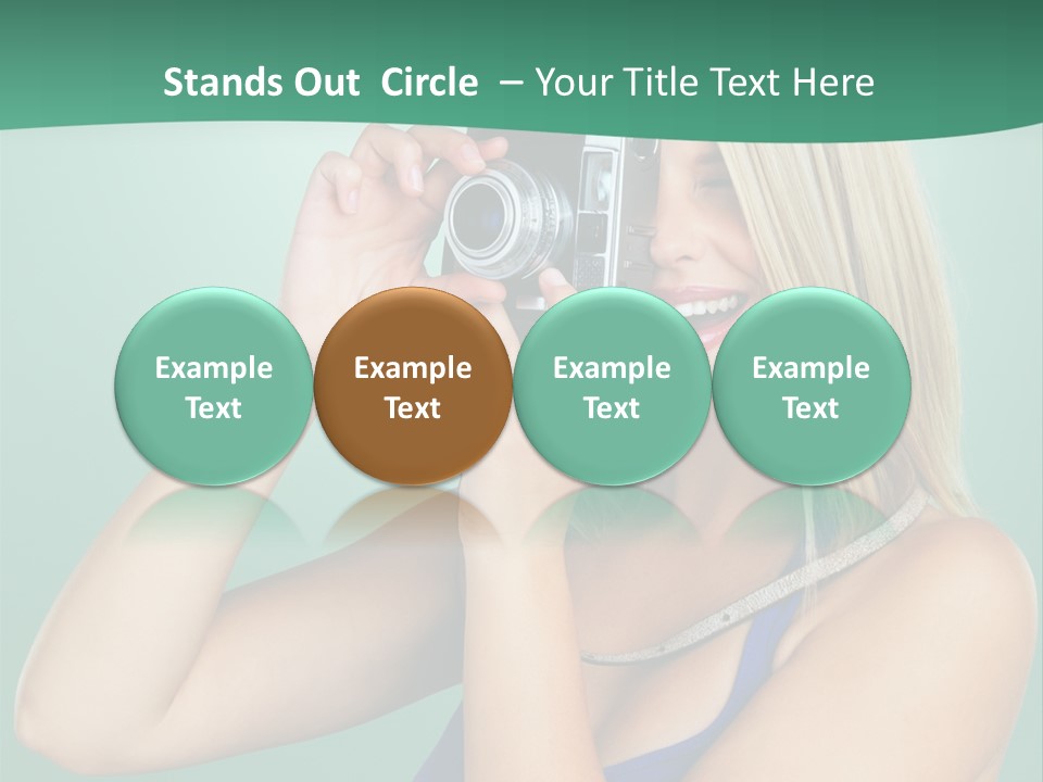 Single Cool Shoot PowerPoint Template