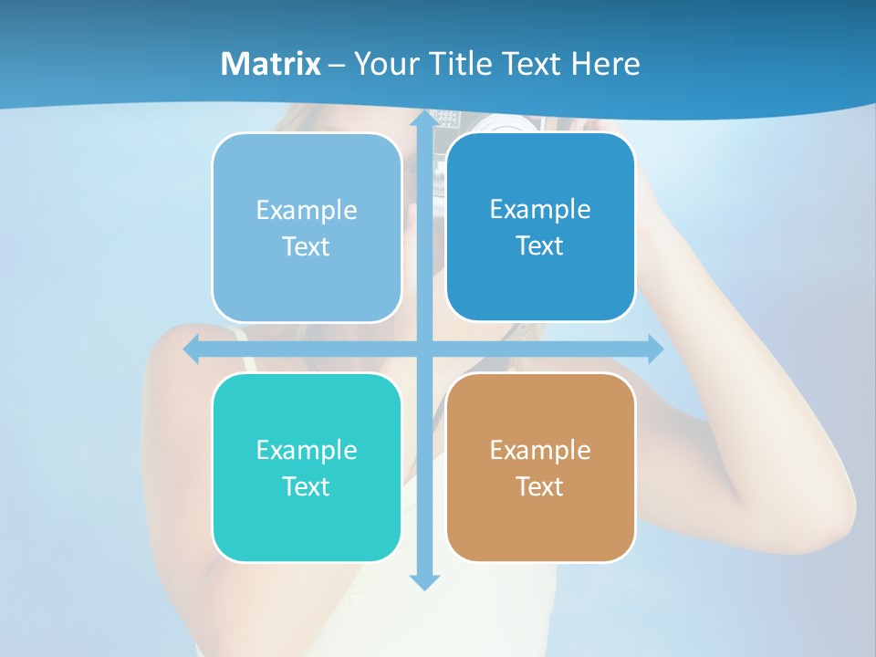 Standing Photography Youth PowerPoint Template