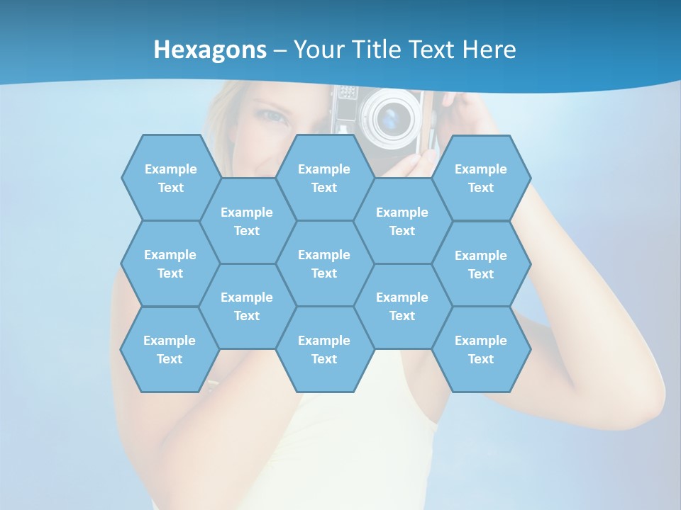 Standing Photography Youth PowerPoint Template