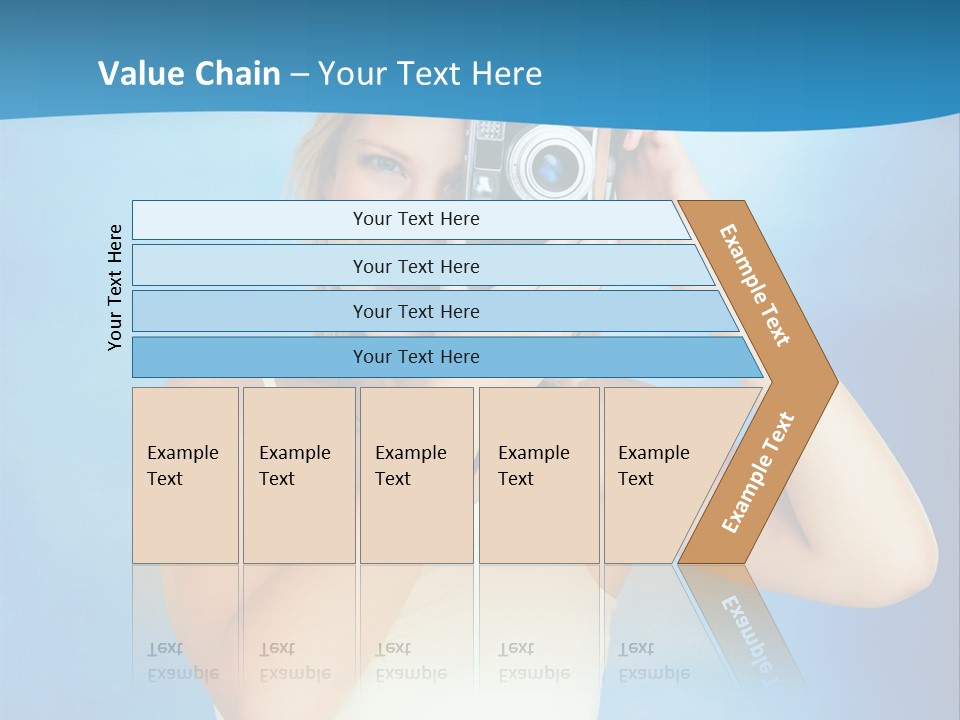 Standing Photography Youth PowerPoint Template
