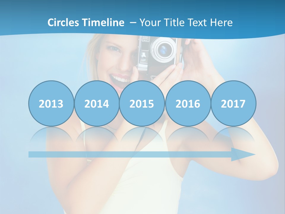 Standing Photography Youth PowerPoint Template