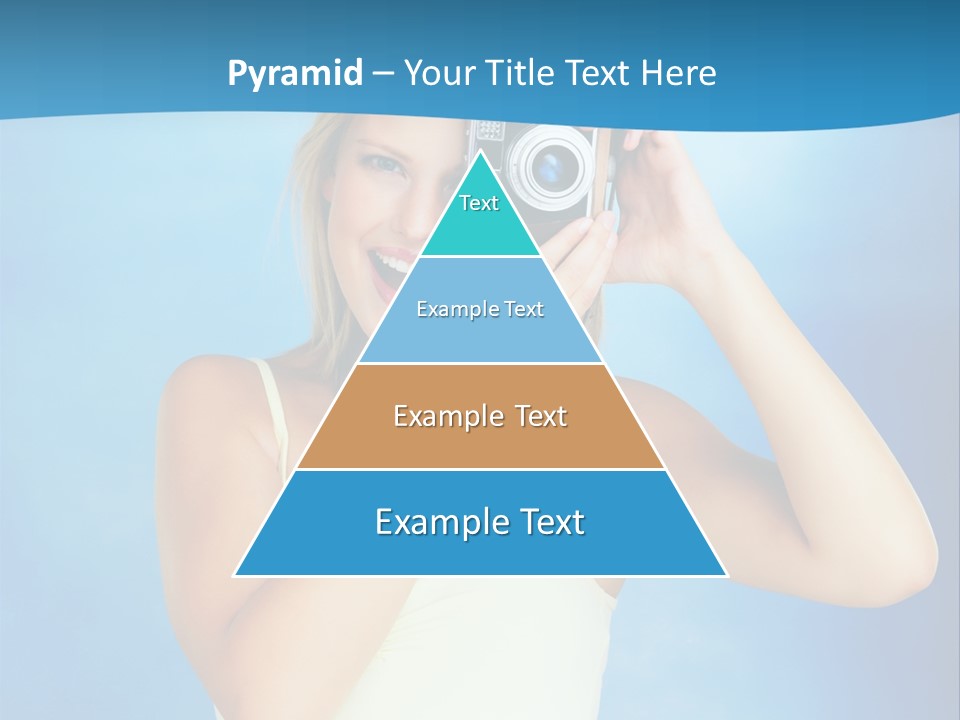 Standing Photography Youth PowerPoint Template