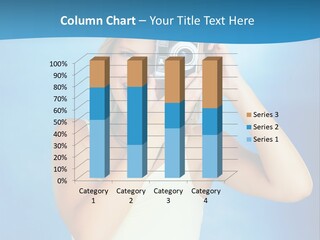 Standing Photography Youth PowerPoint Template