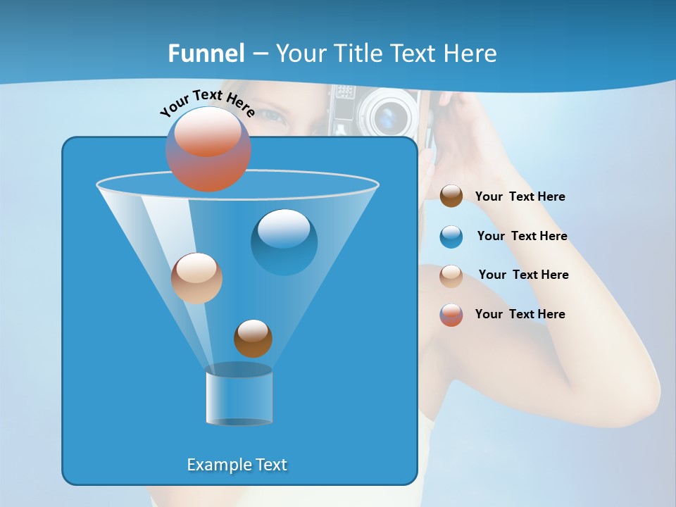 Standing Photography Youth PowerPoint Template