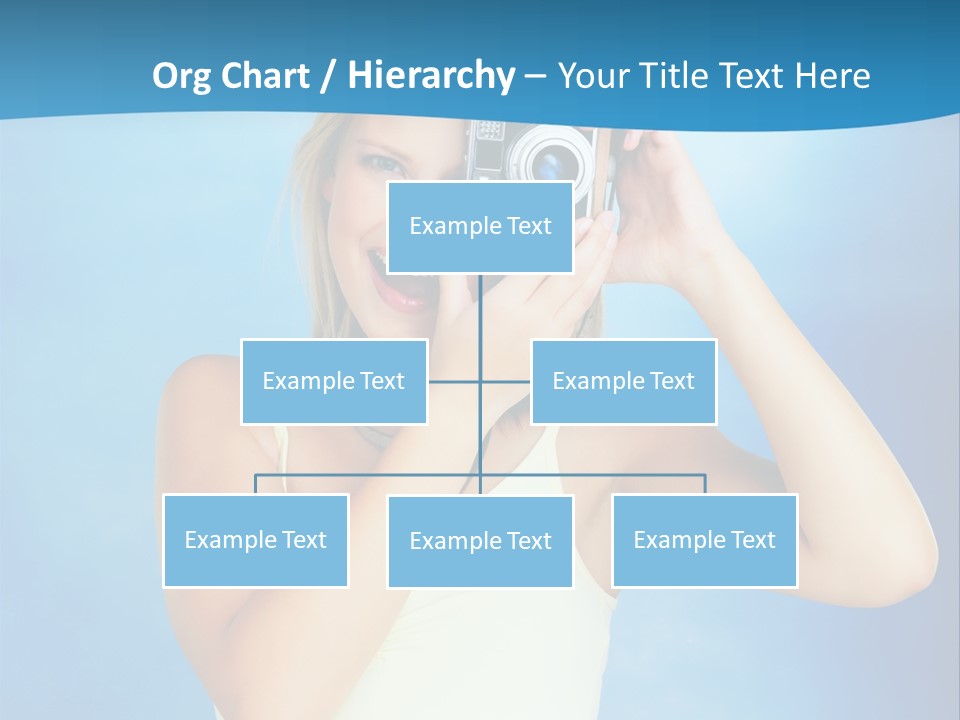 Standing Photography Youth PowerPoint Template