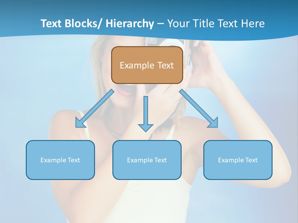 Standing Photography Youth PowerPoint Template