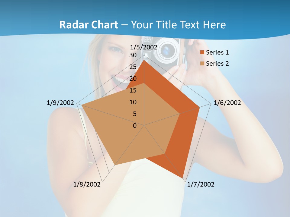 Standing Photography Youth PowerPoint Template
