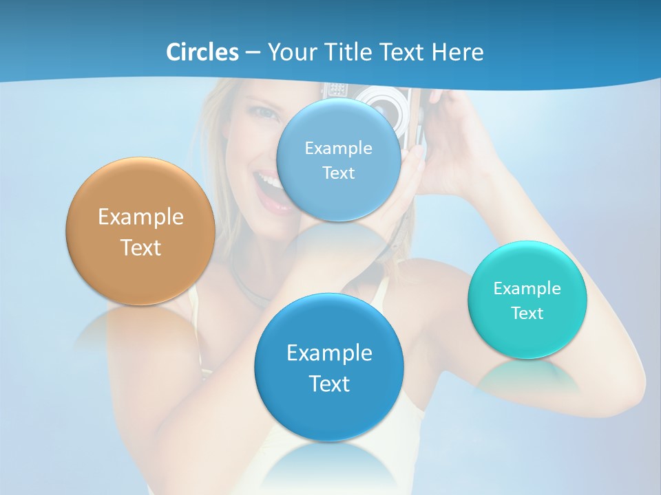 Standing Photography Youth PowerPoint Template