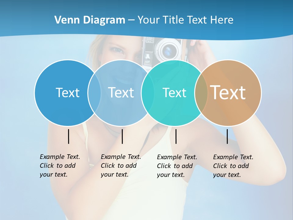 Standing Photography Youth PowerPoint Template