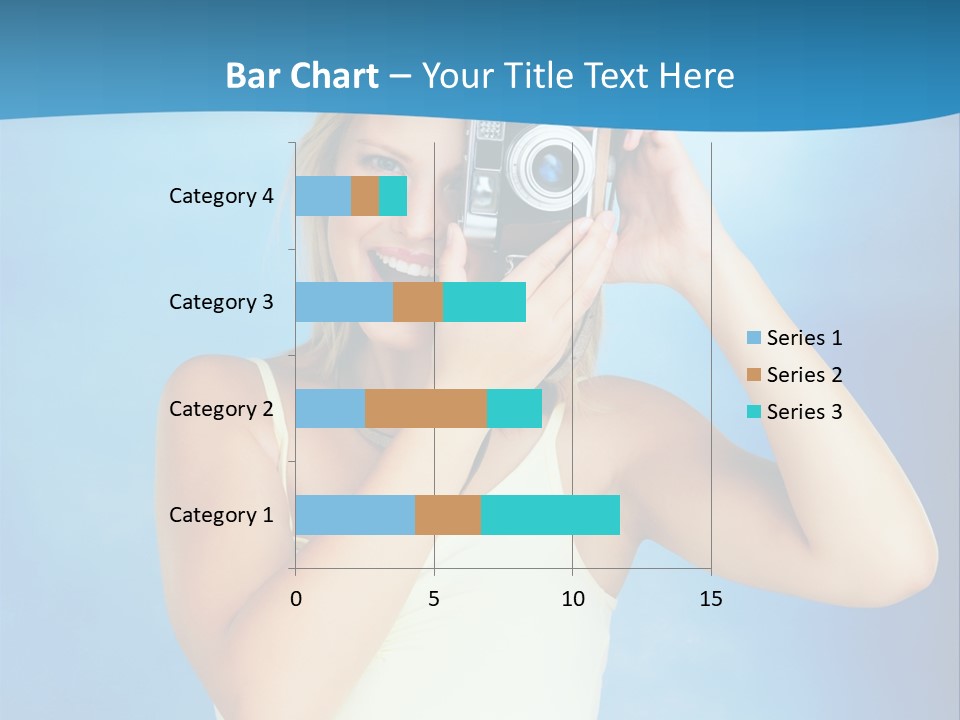 Standing Photography Youth PowerPoint Template