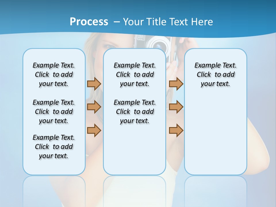 Standing Photography Youth PowerPoint Template