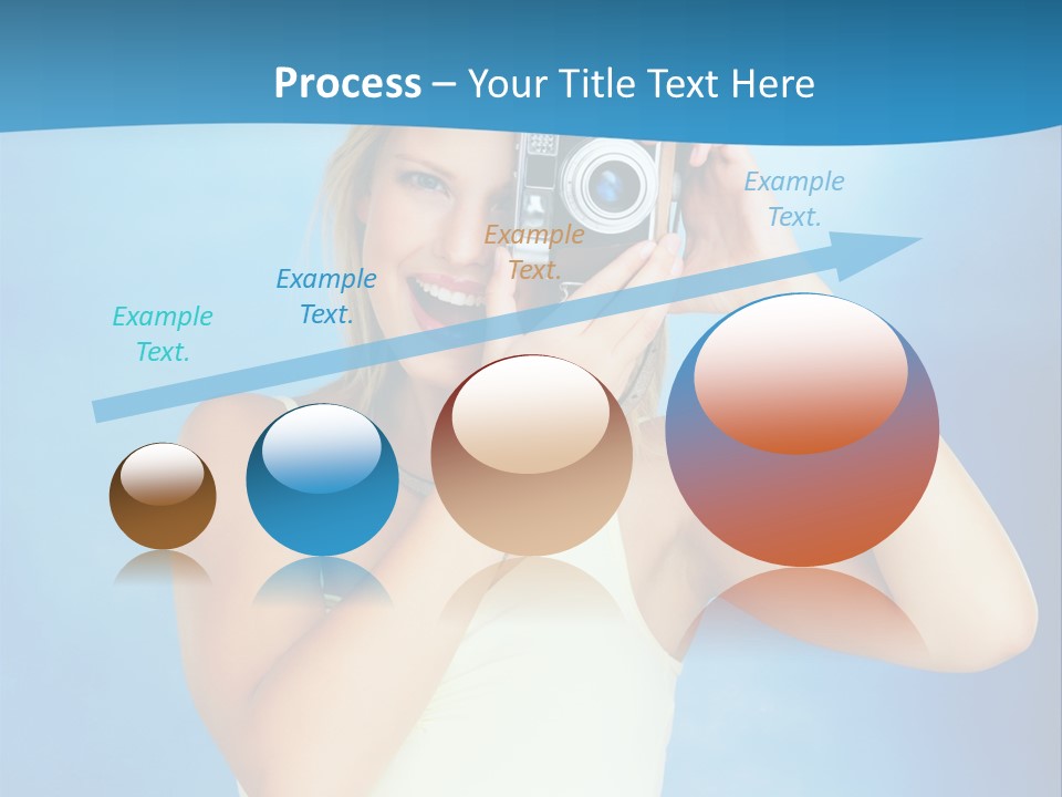 Standing Photography Youth PowerPoint Template