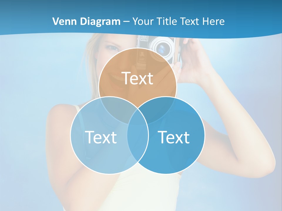 Standing Photography Youth PowerPoint Template