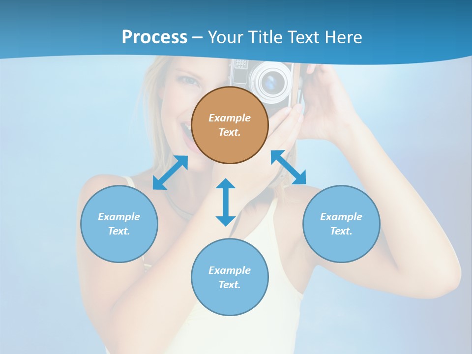 Standing Photography Youth PowerPoint Template